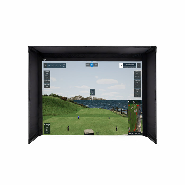 Carl's Place DIY Golf Simulator Enclosure with Impact Screen