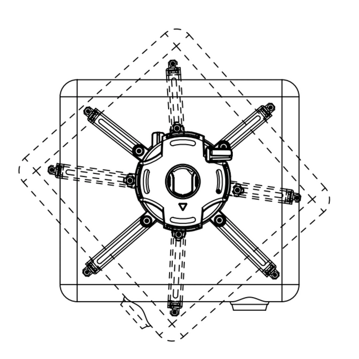 Flush Mount Projector Mount